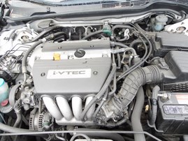 2003 HONDA ACCORD LX WHITE 4DR 2.4L VTEC AT A18800